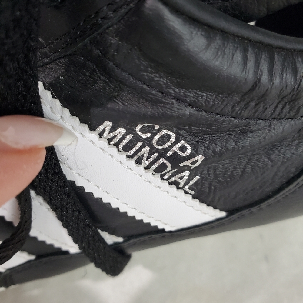 Adidas Copa Mundial Soccer Cleats Black Leather Mens Size 11 Made in Germany - Picture 14 of 15